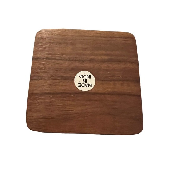 Compass in wooden folding box 2.5”x2.5”Nautical Anchor On Cover Made In India - Picture 7 of 9